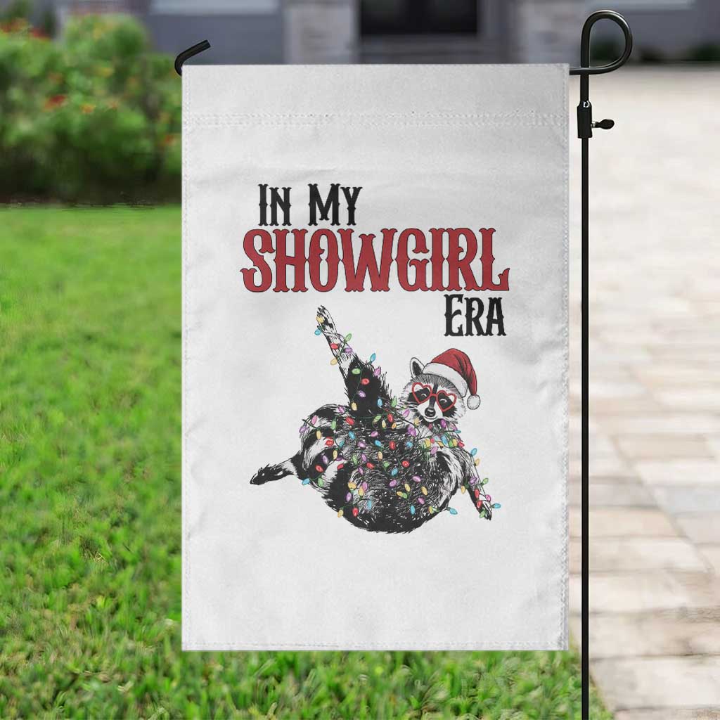 Funny Raccoon Christmas Garden Flag In My Costume Era - Wonder Print Shop