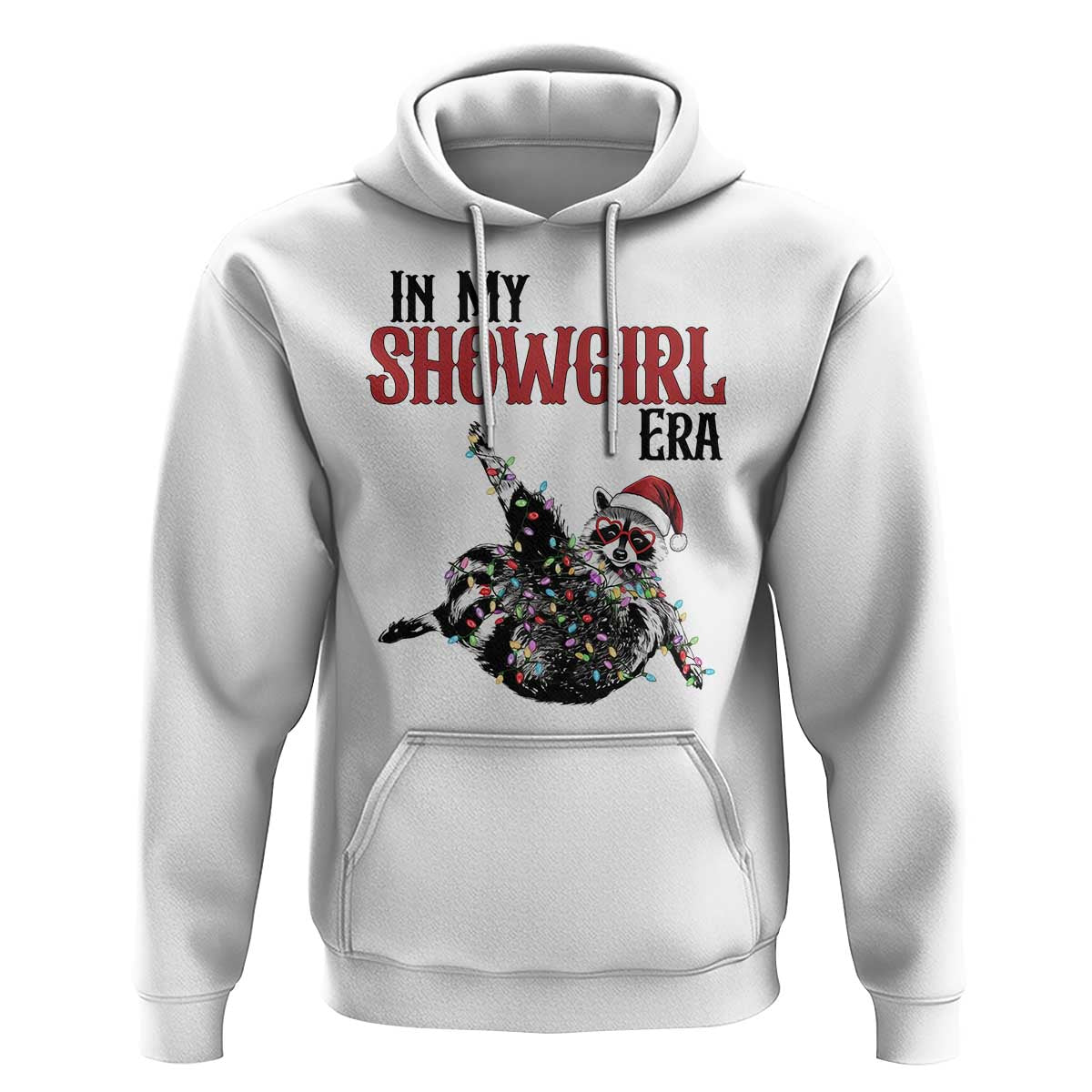 Funny Raccoon Christmas Hoodie In My Costume Era - Wonder Print Shop