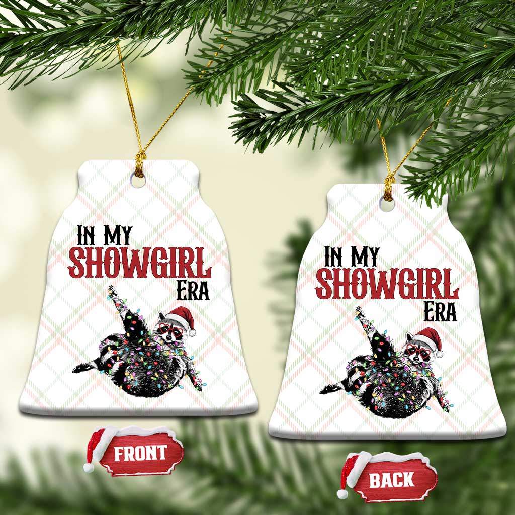 Funny Raccoon Christmas Ceramic Ornament In My Costume Era - Wonder Print Shop