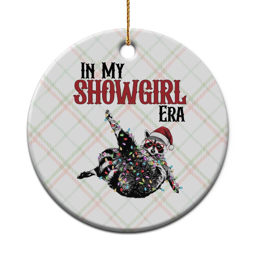 Funny Raccoon Christmas Ceramic Ornament In My Costume Era - Wonder Print Shop