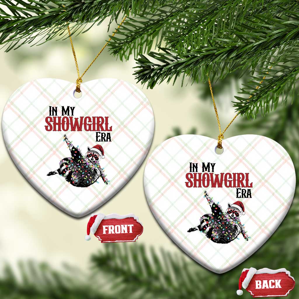Funny Raccoon Christmas Ceramic Ornament In My Costume Era - Wonder Print Shop