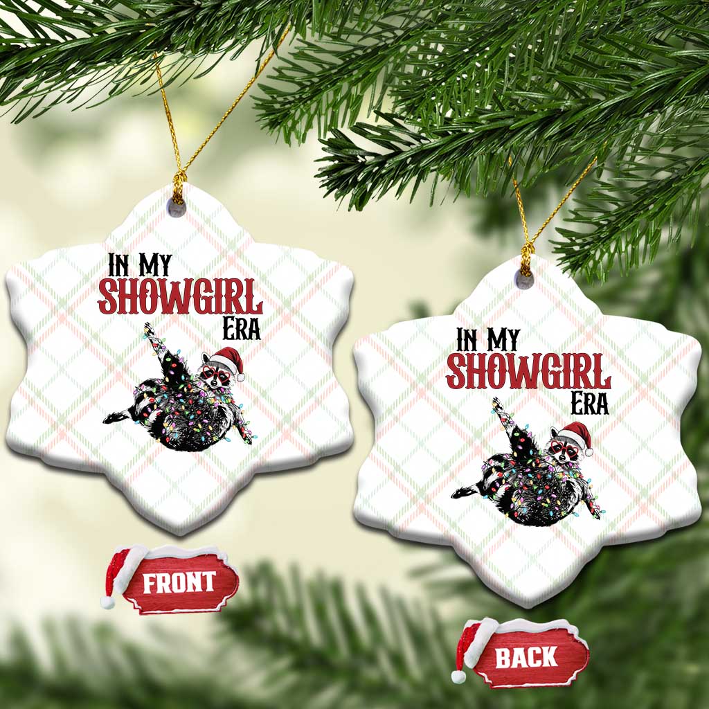 Funny Raccoon Christmas Ceramic Ornament In My Costume Era - Wonder Print Shop