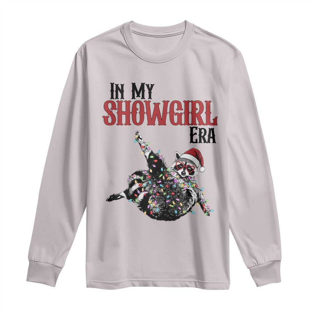 Funny Raccoon Christmas Long Sleeve Shirt In My Costume Era - Wonder Print Shop