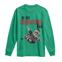 Funny Raccoon Christmas Long Sleeve Shirt In My Costume Era - Wonder Print Shop