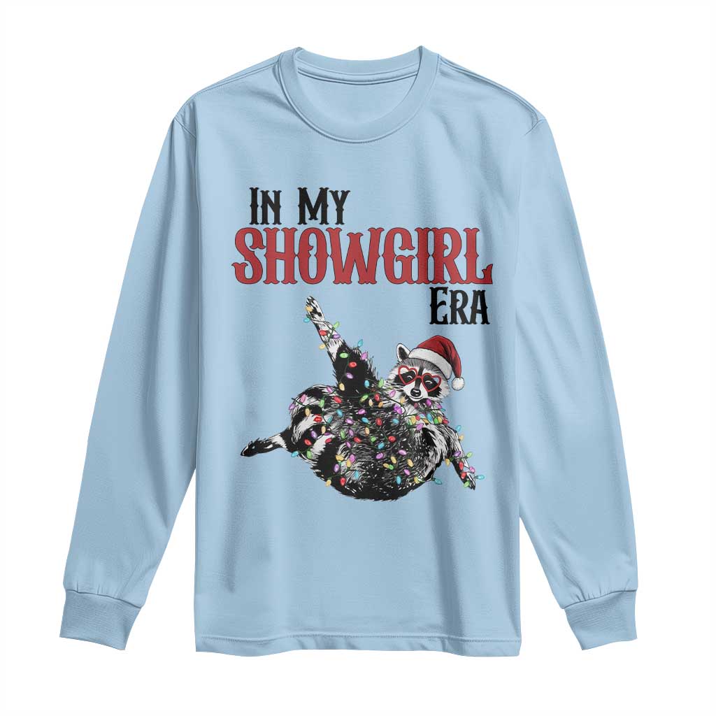 Funny Raccoon Christmas Long Sleeve Shirt In My Costume Era - Wonder Print Shop