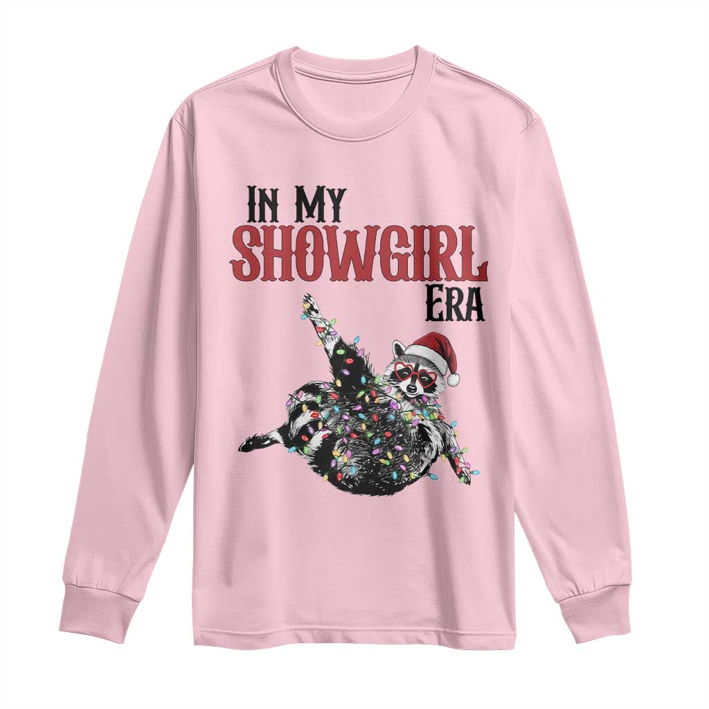 Funny Raccoon Christmas Long Sleeve Shirt In My Costume Era - Wonder Print Shop