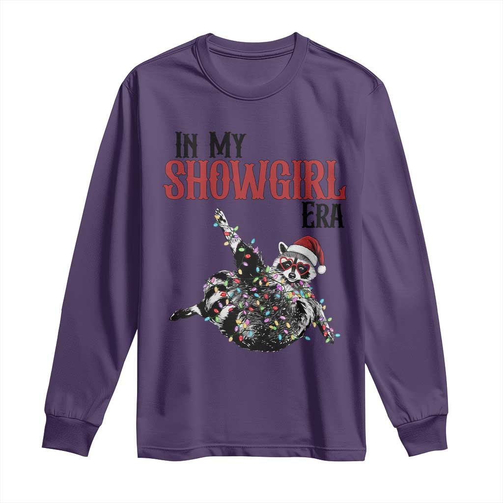 Funny Raccoon Christmas Long Sleeve Shirt In My Costume Era - Wonder Print Shop