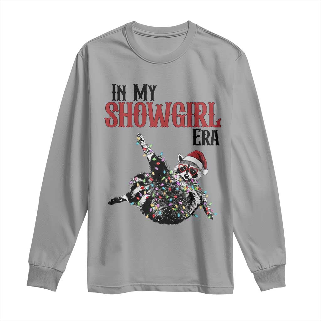 Funny Raccoon Christmas Long Sleeve Shirt In My Costume Era - Wonder Print Shop