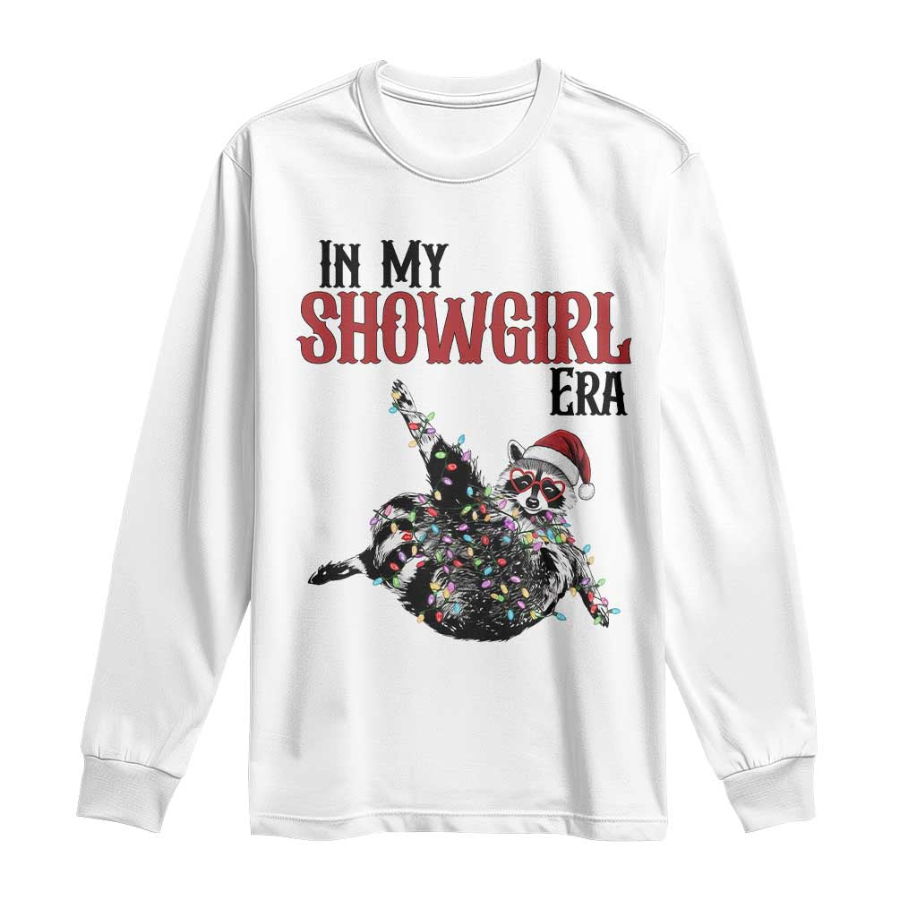 Funny Raccoon Christmas Long Sleeve Shirt In My Costume Era - Wonder Print Shop