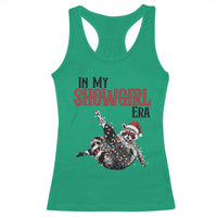 Funny Raccoon Christmas Racerback Tank Top In My Costume Era - Wonder Print Shop