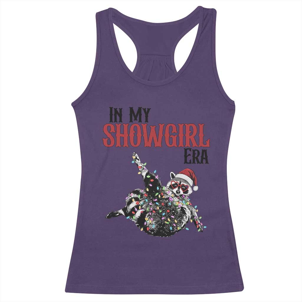 Funny Raccoon Christmas Racerback Tank Top In My Costume Era - Wonder Print Shop