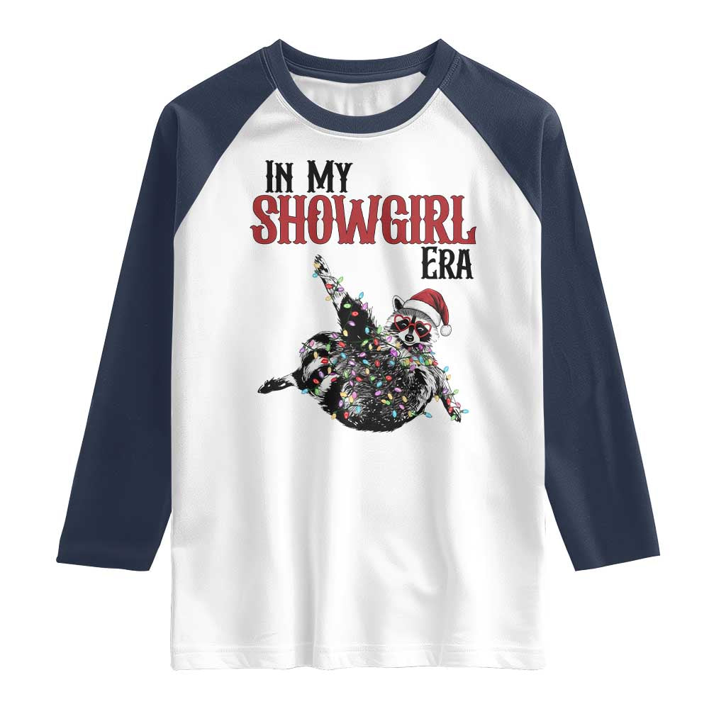 Funny Raccoon Christmas Raglan Shirt In My Costume Era - Wonder Print Shop
