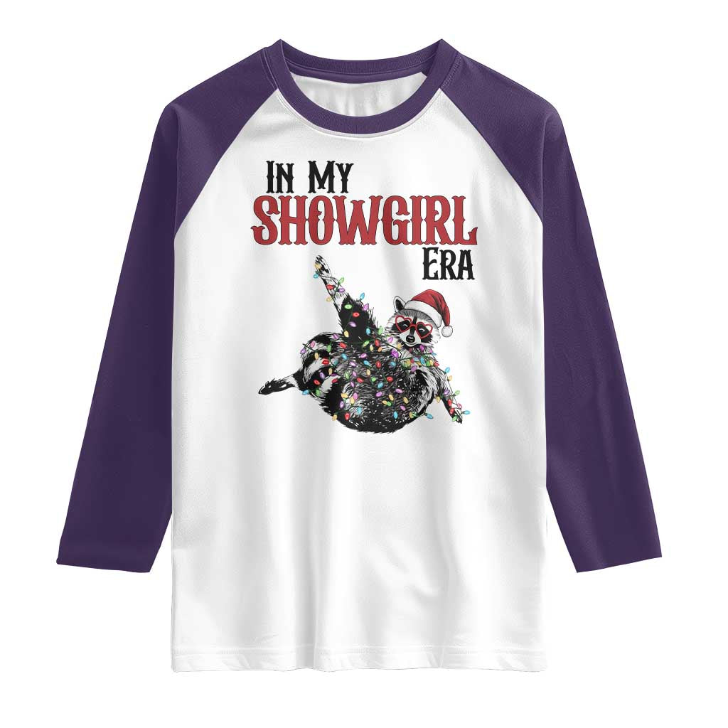 Funny Raccoon Christmas Raglan Shirt In My Costume Era - Wonder Print Shop