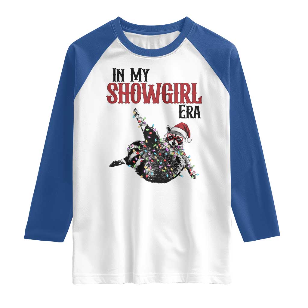Funny Raccoon Christmas Raglan Shirt In My Costume Era - Wonder Print Shop