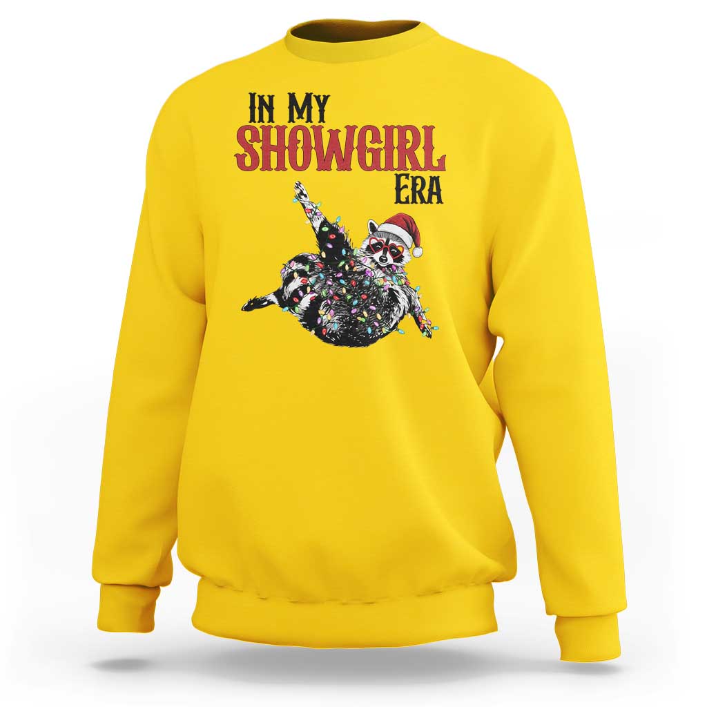 Funny Raccoon Christmas Sweatshirt In My Costume Era - Wonder Print Shop
