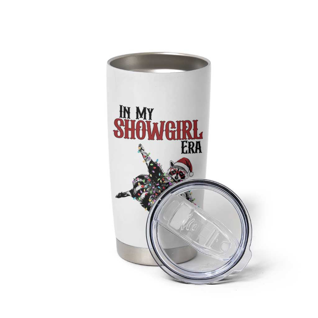 Funny Raccoon Christmas Tumbler Cup In My Costume Era - Wonder Print Shop