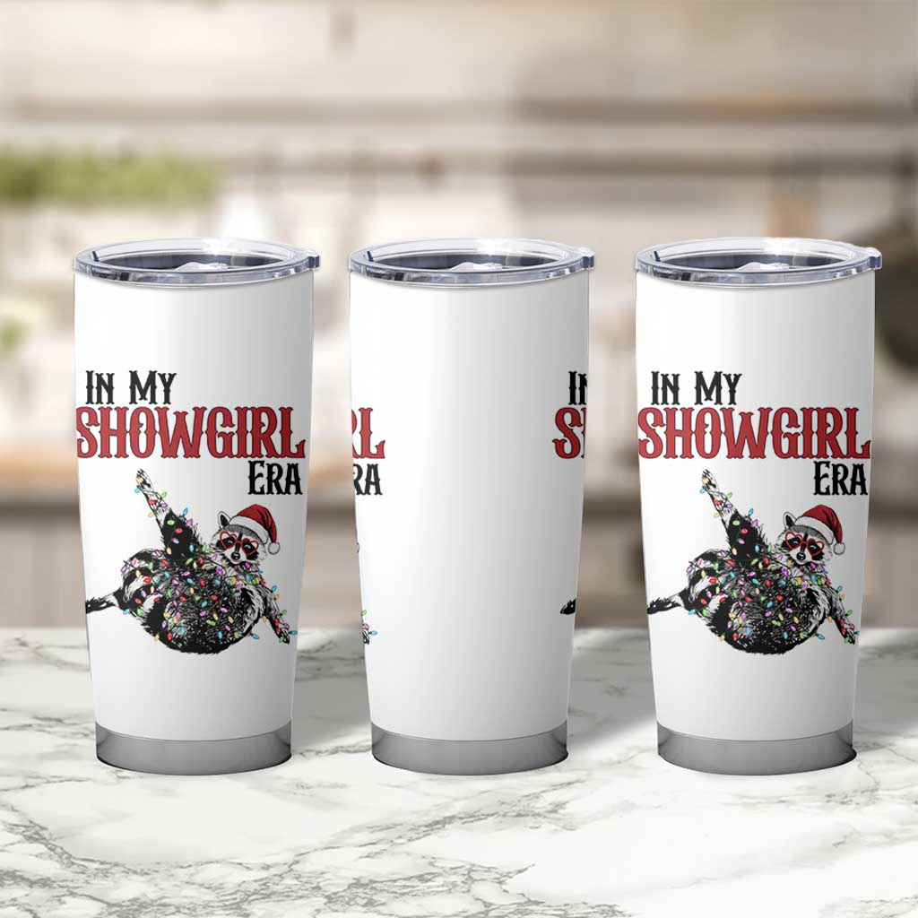 Funny Raccoon Christmas Tumbler Cup In My Costume Era - Wonder Print Shop