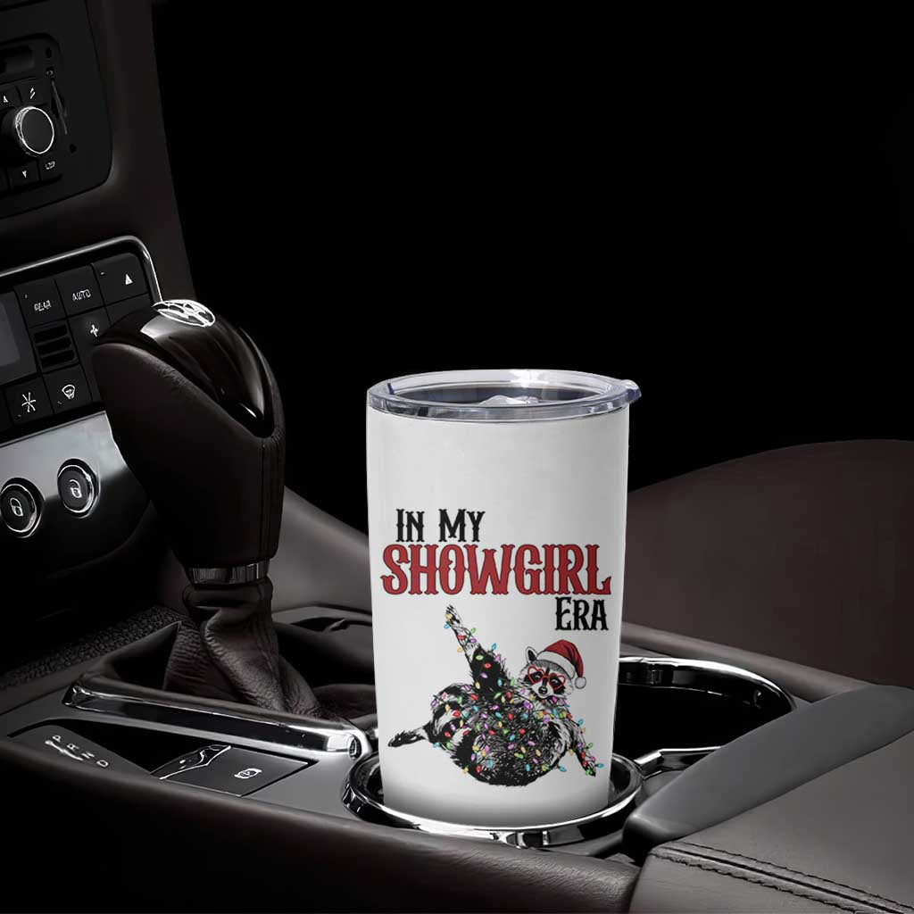 Funny Raccoon Christmas Tumbler Cup In My Costume Era - Wonder Print Shop