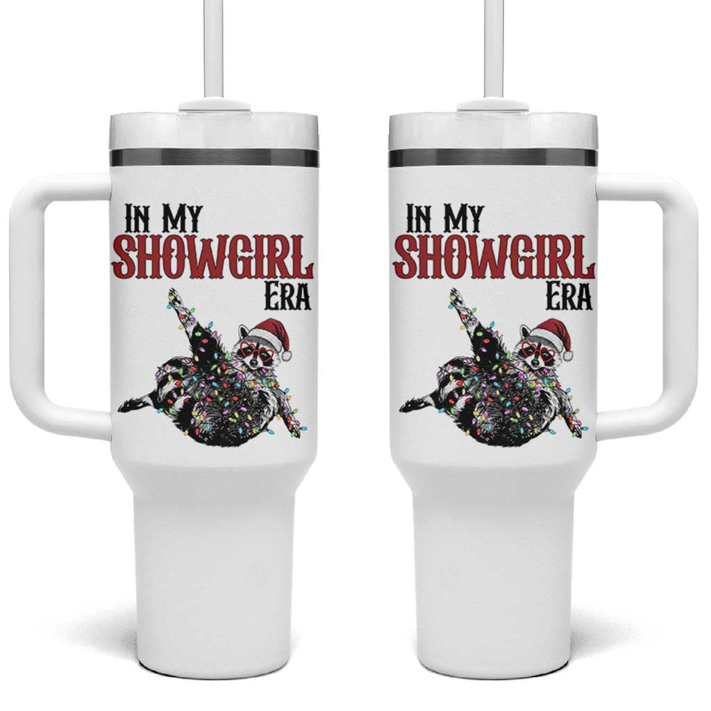 Funny Raccoon Christmas Tumbler With Handle In My Costume Era - Wonder Print Shop