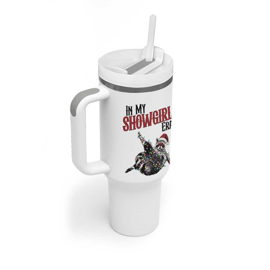 Funny Raccoon Christmas Tumbler With Handle In My Costume Era - Wonder Print Shop