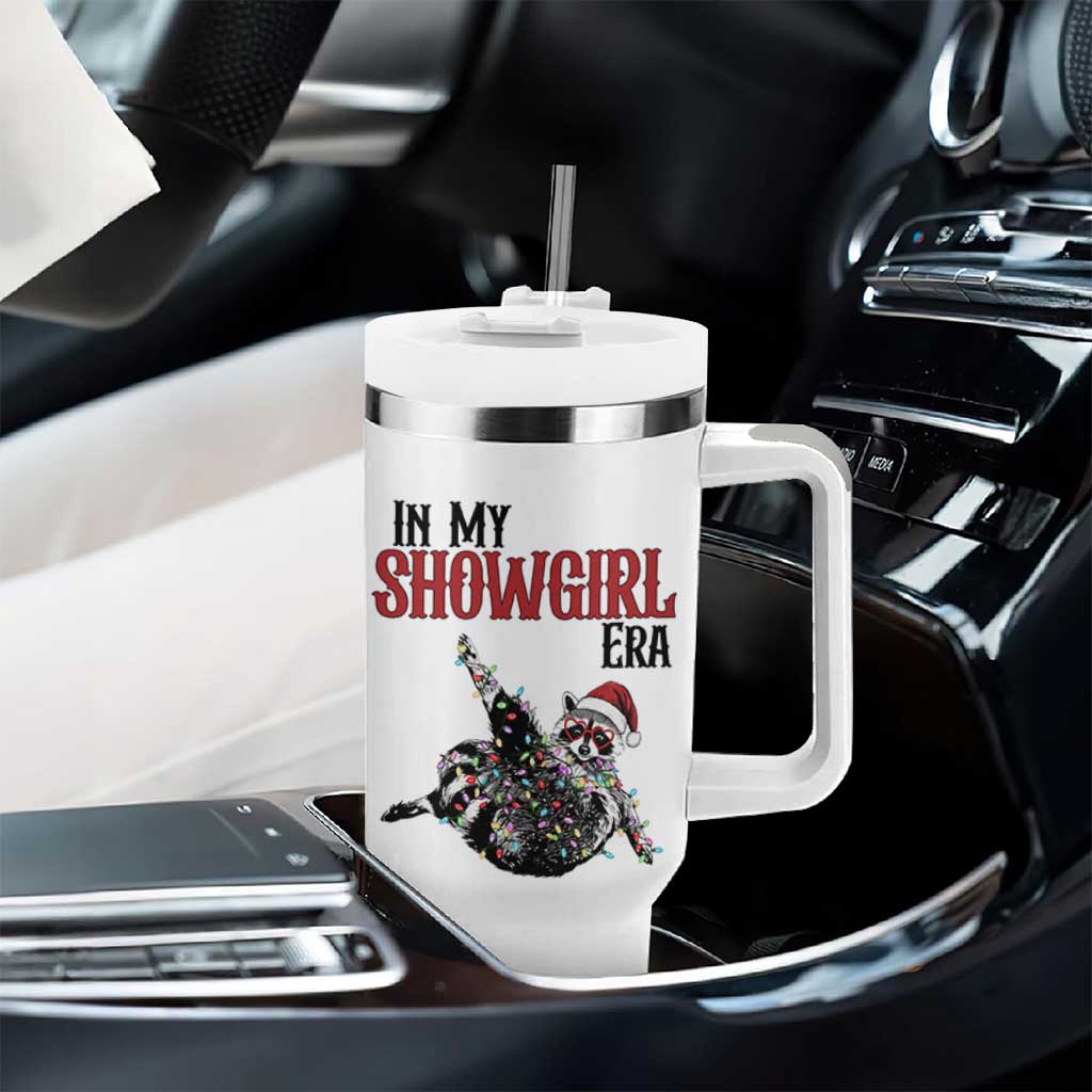 Funny Raccoon Christmas Tumbler With Handle In My Costume Era - Wonder Print Shop