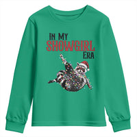 Funny Raccoon Christmas Youth Sweatshirt In My Costume Era - Wonder Print Shop