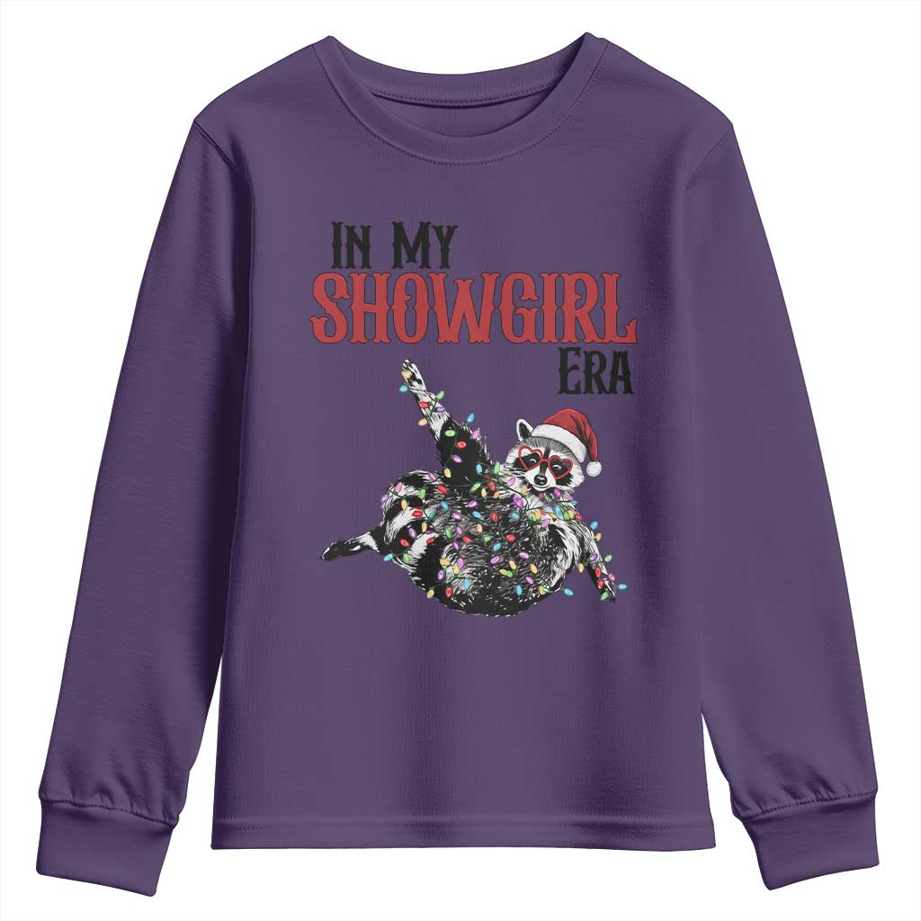 Funny Raccoon Christmas Youth Sweatshirt In My Costume Era - Wonder Print Shop