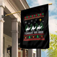 Tonight We Ride Garden Flag Three Wise Men Nativity Scene Christmas - Wonder Print Shop