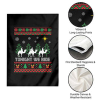 Tonight We Ride Garden Flag Three Wise Men Nativity Scene Christmas - Wonder Print Shop