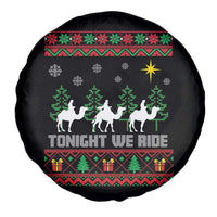 Tonight We Ride Spare Tire Cover Three Wise Men Nativity Scene Christmas - Wonder Print Shop