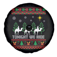 Tonight We Ride Spare Tire Cover Three Wise Men Nativity Scene Christmas - Wonder Print Shop