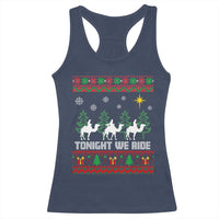 Tonight We Ride Racerback Tank Top Three Wise Men Nativity Scene Christmas - Wonder Print Shop