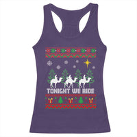 Tonight We Ride Racerback Tank Top Three Wise Men Nativity Scene Christmas - Wonder Print Shop