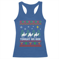 Tonight We Ride Racerback Tank Top Three Wise Men Nativity Scene Christmas - Wonder Print Shop
