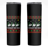 Tonight We Ride Skinny Tumbler Three Wise Men Nativity Scene Christmas - Wonder Print Shop