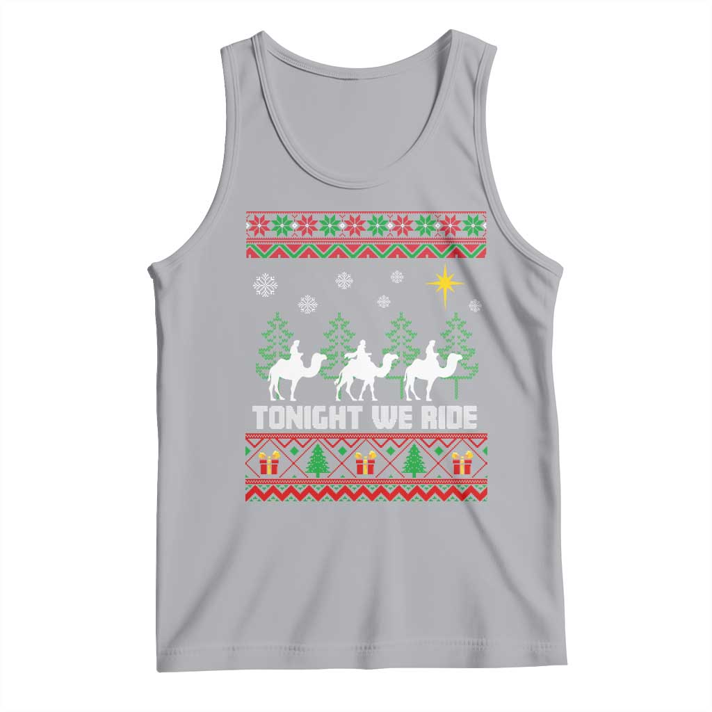 Tonight We Ride Tank Top Three Wise Men Nativity Scene Christmas - Wonder Print Shop