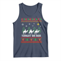 Tonight We Ride Tank Top Three Wise Men Nativity Scene Christmas - Wonder Print Shop