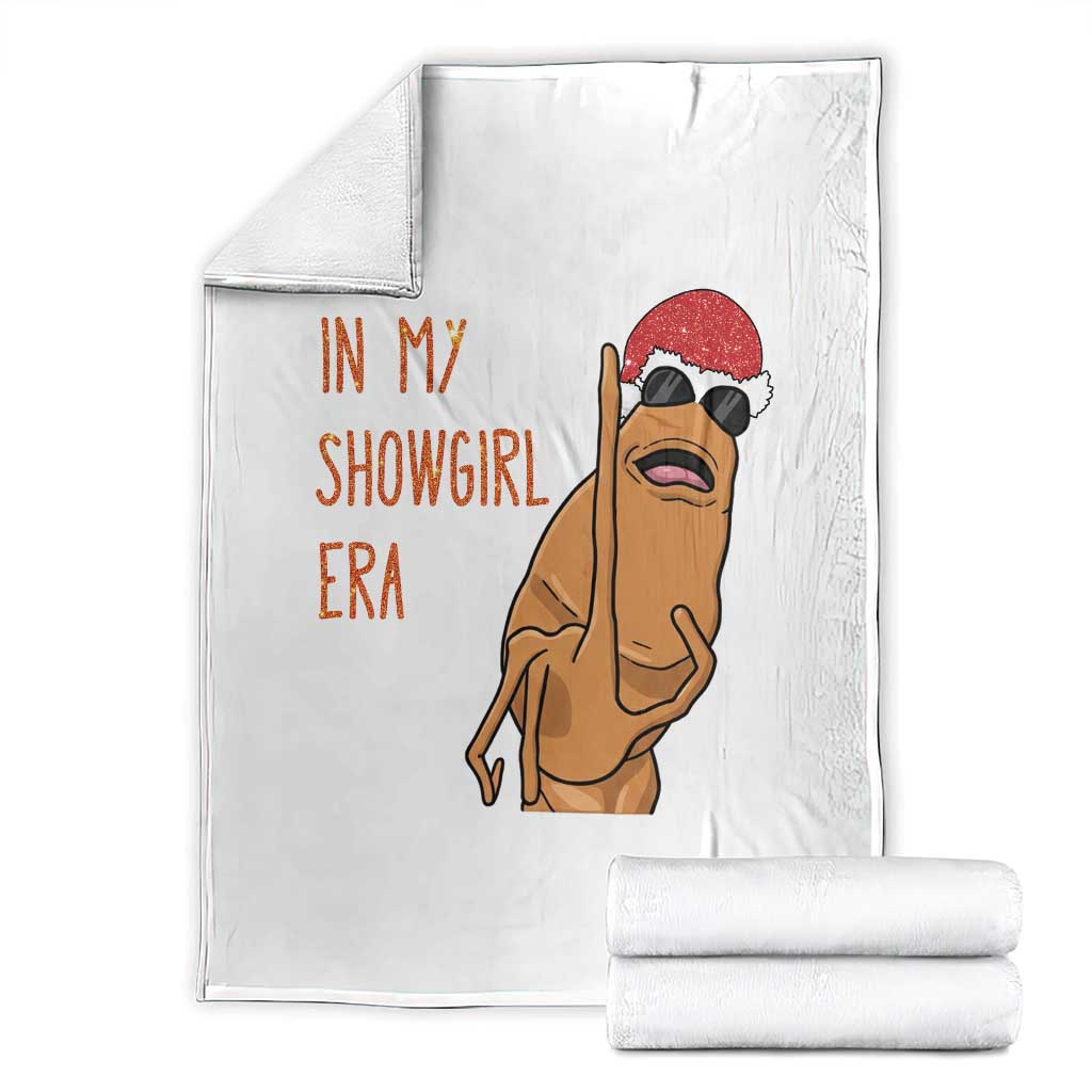 Marcus The Worm Christmas Meme Throw Blanket In My Costume Era - Wonder Print Shop