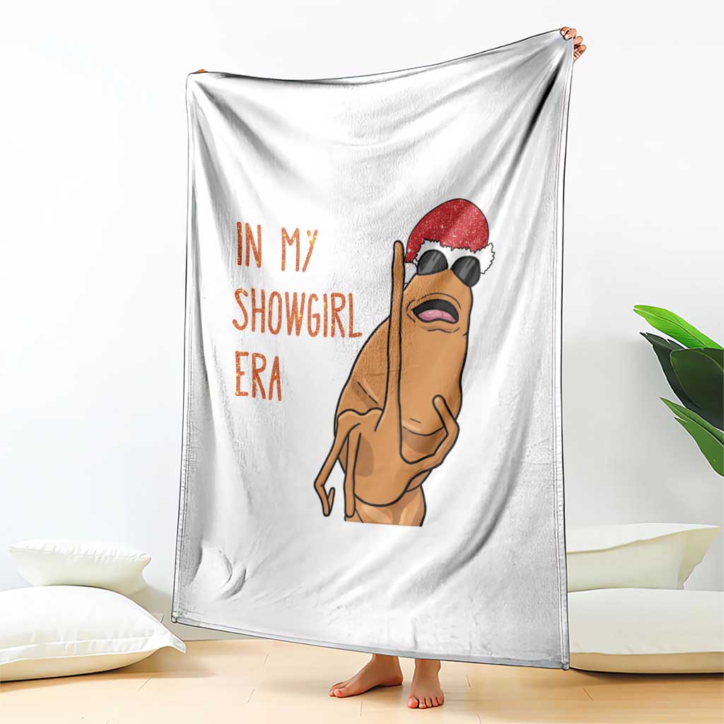Marcus The Worm Christmas Meme Throw Blanket In My Costume Era - Wonder Print Shop
