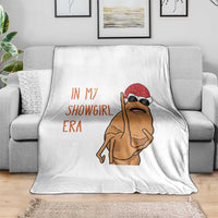 Marcus The Worm Christmas Meme Throw Blanket In My Costume Era - Wonder Print Shop