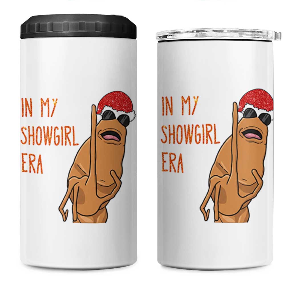 Marcus The Worm Christmas Meme 4 in 1 Can Cooler Tumbler In My Costume Era - Wonder Print Shop
