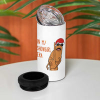 Marcus The Worm Christmas Meme 4 in 1 Can Cooler Tumbler In My Costume Era - Wonder Print Shop