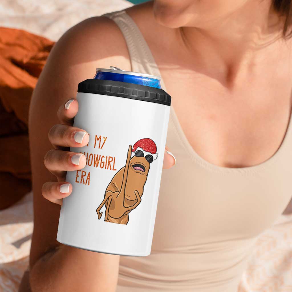 Marcus The Worm Christmas Meme 4 in 1 Can Cooler Tumbler In My Costume Era - Wonder Print Shop
