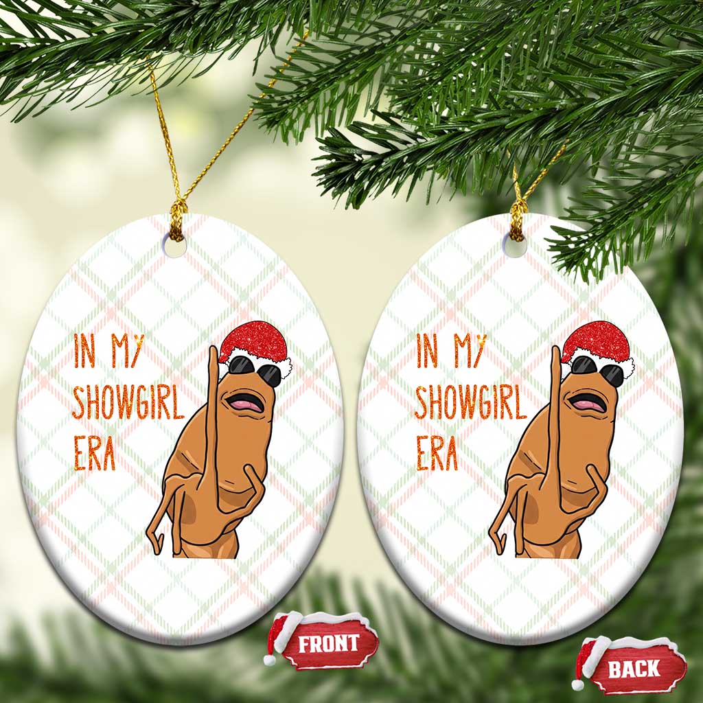 Marcus The Worm Christmas Meme Ceramic Ornament In My Costume Era - Wonder Print Shop