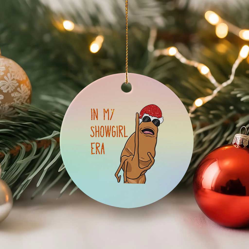 Marcus The Worm Christmas Meme Ceramic Ornament In My Costume Era - Wonder Print Shop