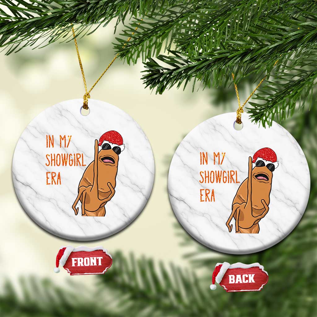 Marcus The Worm Christmas Meme Ceramic Ornament In My Costume Era - Wonder Print Shop