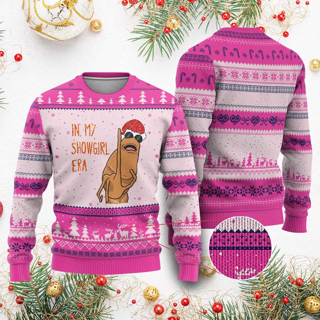 Marcus The Worm Xmas Meme Ugly Christmas Sweater In My Costume Era - Wonder Print Shop