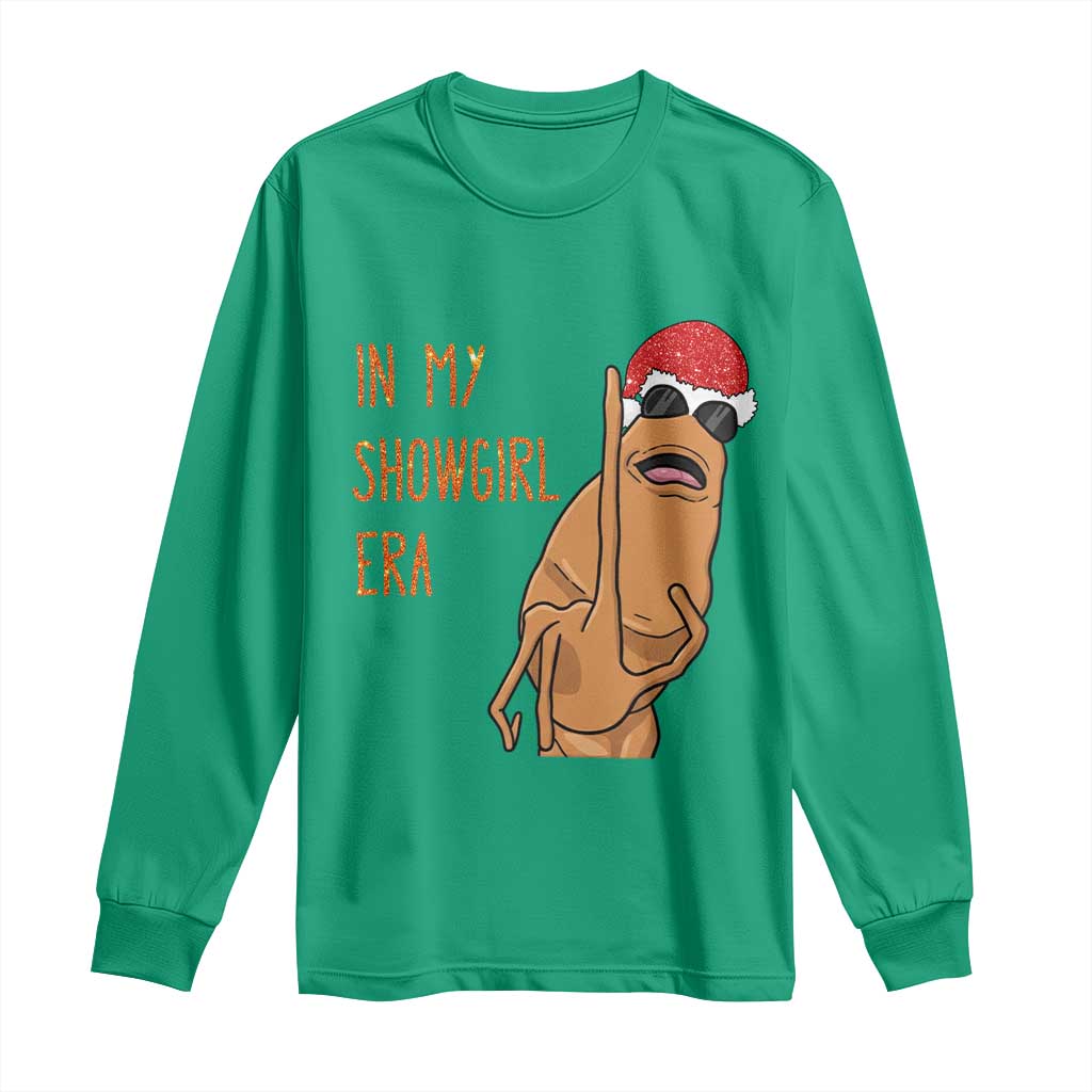 Marcus The Worm Christmas Meme Long Sleeve Shirt In My Costume Era - Wonder Print Shop