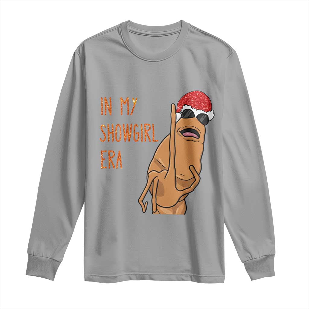 Marcus The Worm Christmas Meme Long Sleeve Shirt In My Costume Era - Wonder Print Shop