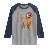 Marcus The Worm Christmas Meme Raglan Shirt In My Costume Era - Wonder Print Shop